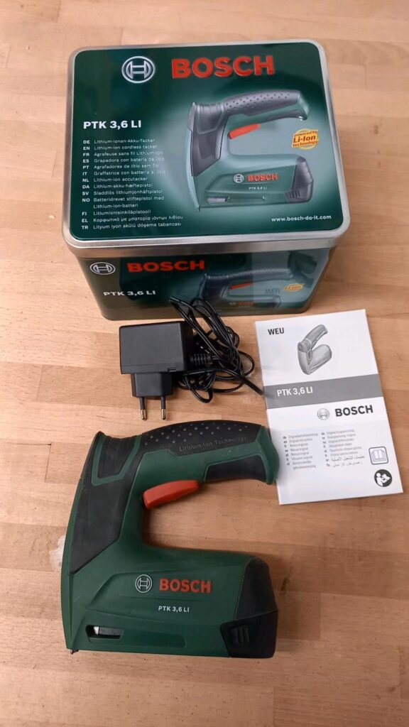 Bosch Akku Tacker Ptk Li Edelk Che