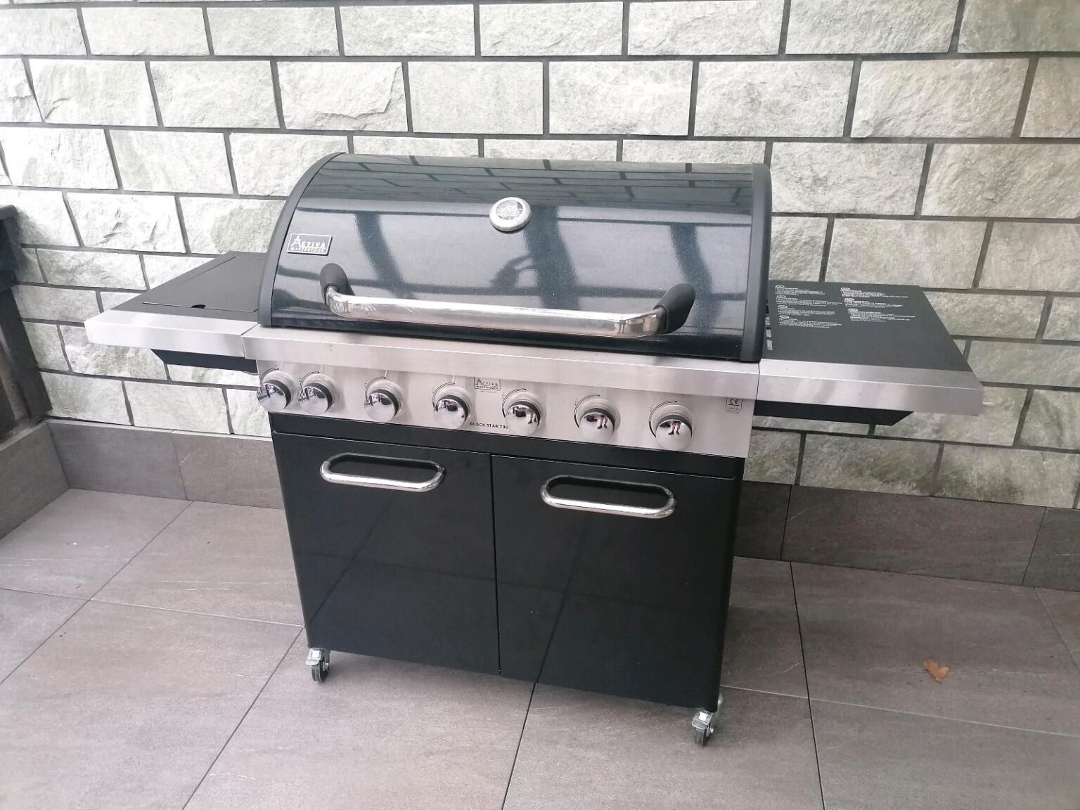 Activa Black Star 700 Gasgrillwagen Edelküche