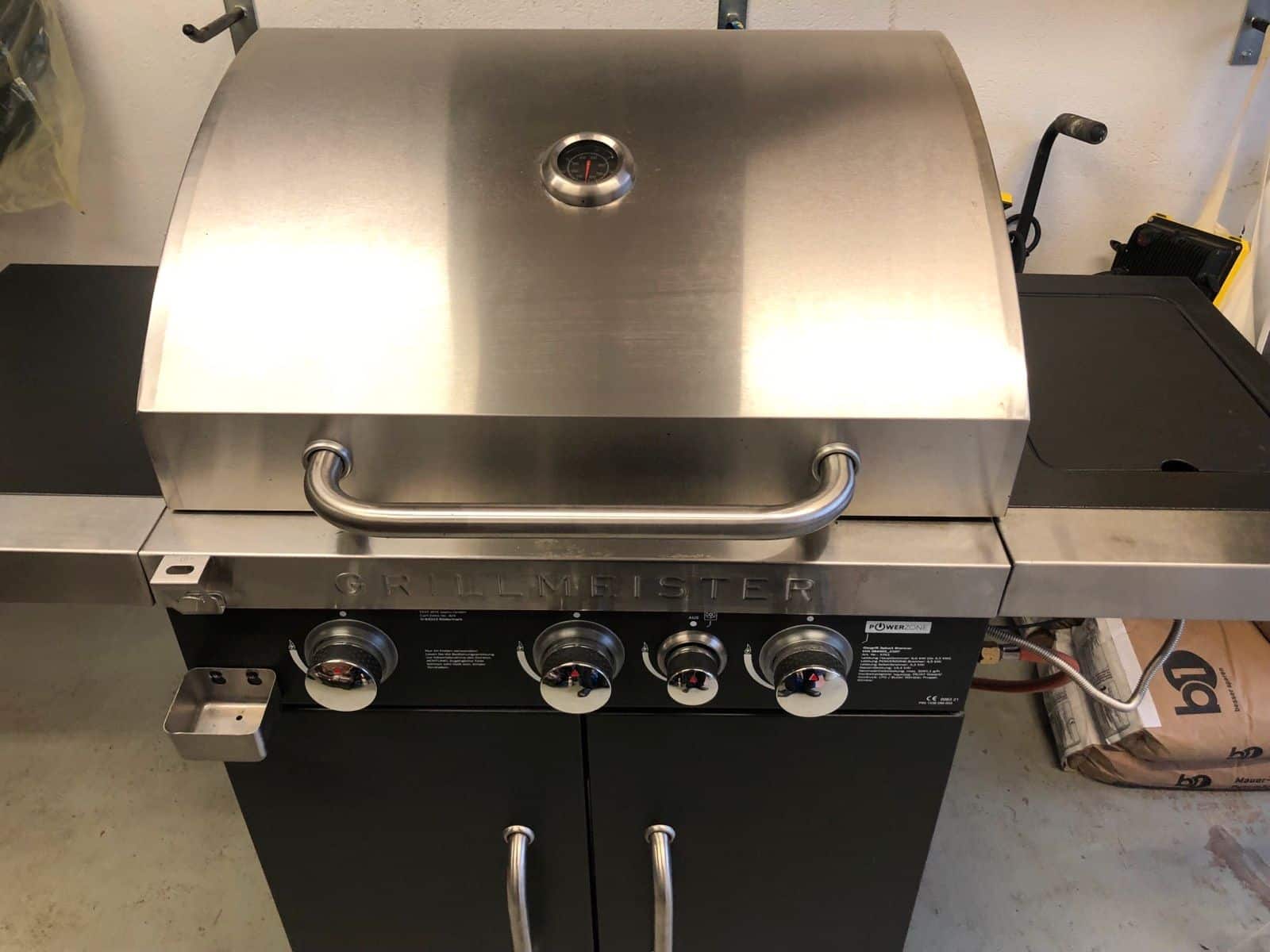 GRILLMEISTER Gasgrill 3plus1 Brenner 14.4 kW