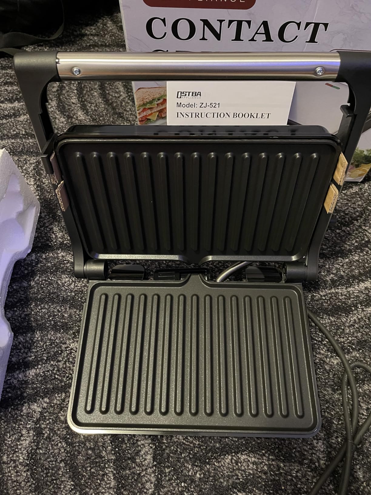 OSTBA Sandwichmaker Kontaktgrill XXL Test