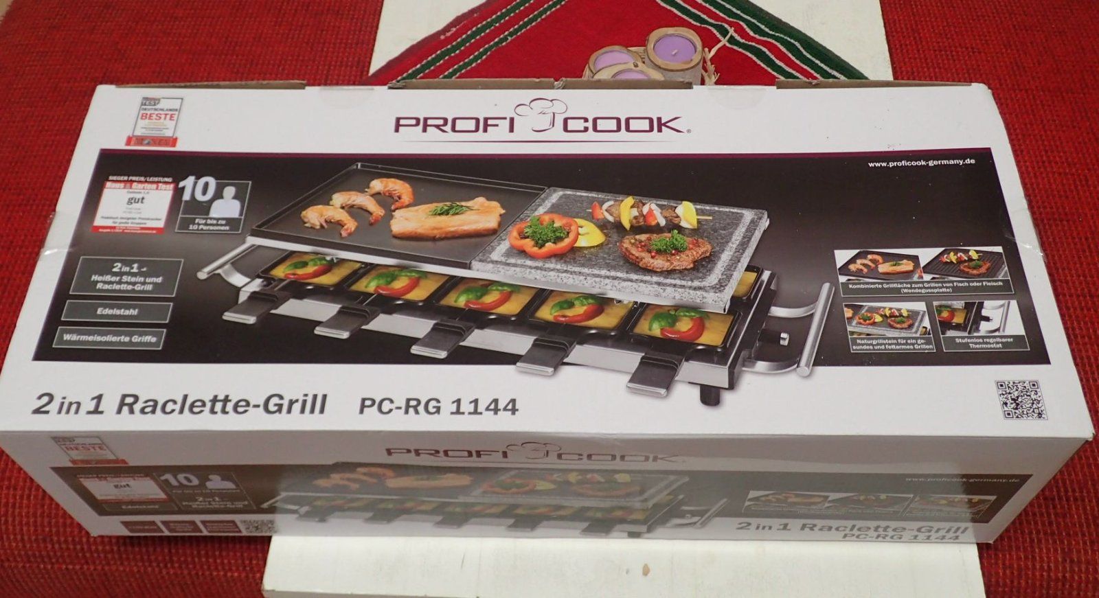 ProfiCook PC-RG 1144 Raclette-Grill