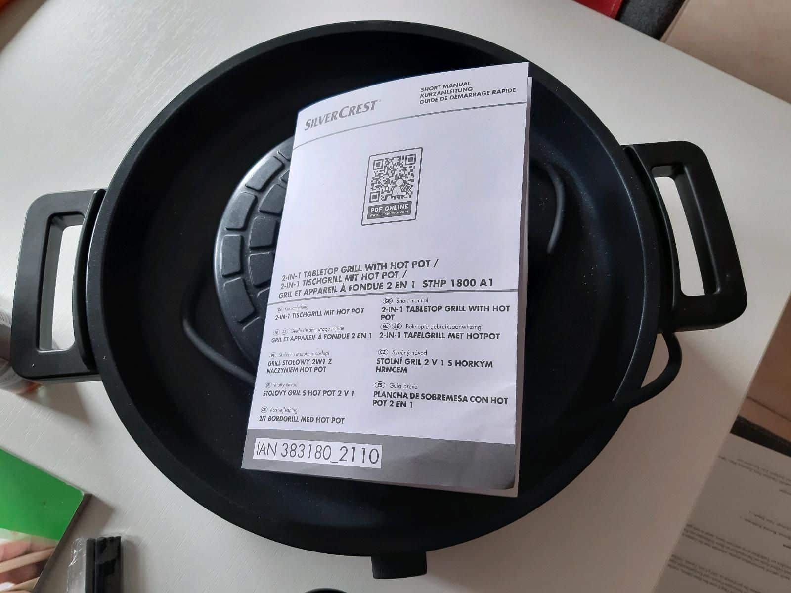 SILVERCREST® KITCHEN TOOLS Tischgrill mit Hot Pot STHP 1800 A1 2-in-1 Qualität