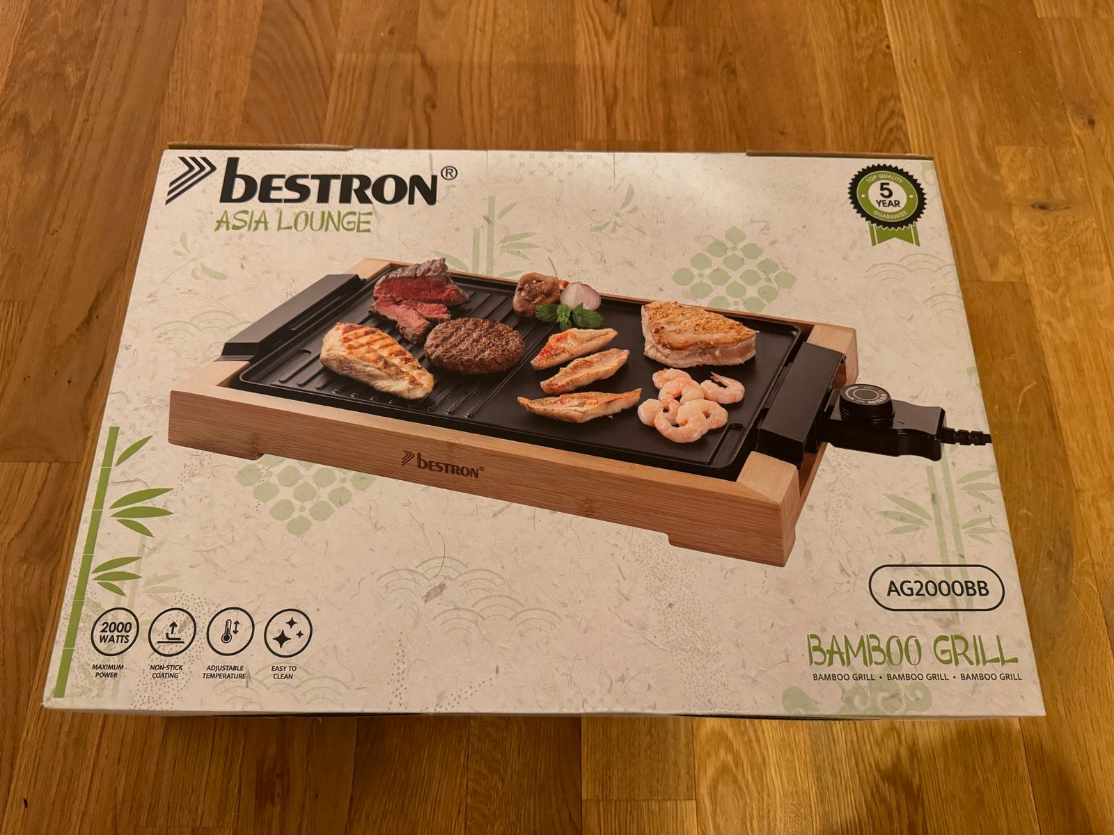 Bestron AG2000BB Teppanyaki Grillplatte