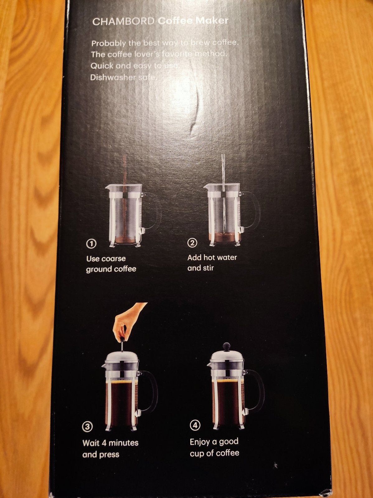 Bodum K11068-01 Set aus Chambord Kaffeebereiter und Travel Mug Becher Test