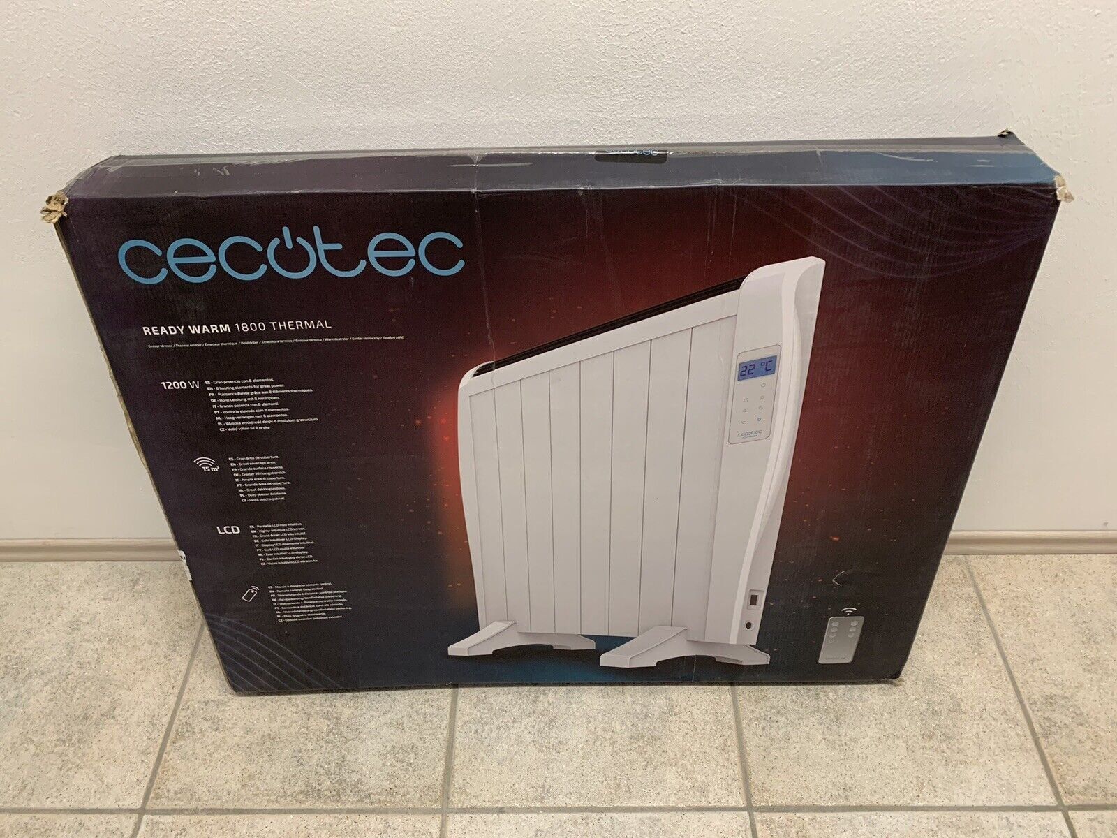 Cecotec ReadyWarm 1800 Thermal Connected Flachheizkörper