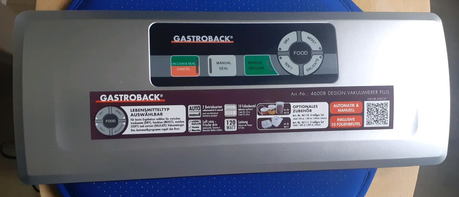 GASTROBACK Design Vakuumierer Basic