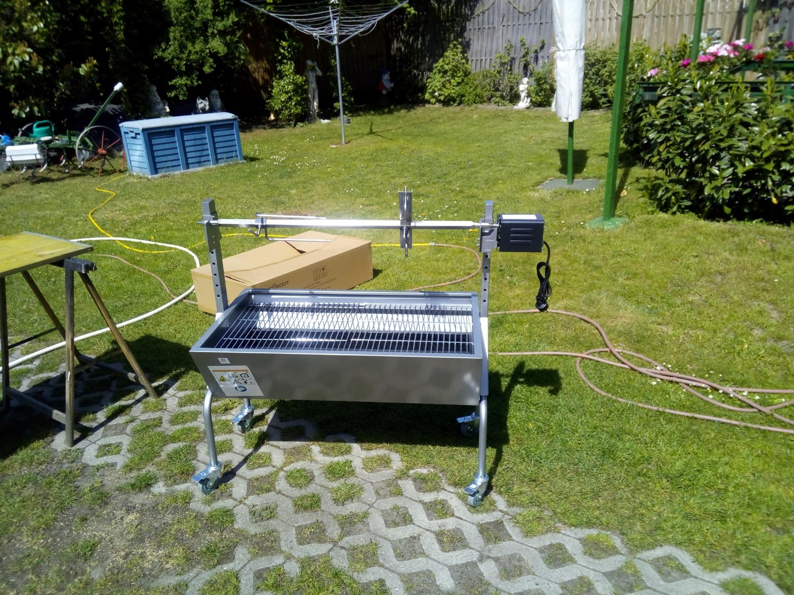 OneConcept Rotisserie Grill