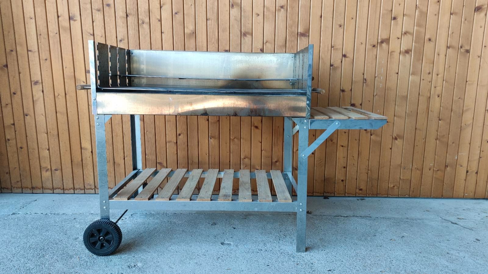 RESCH Grillwagen Edelstahl