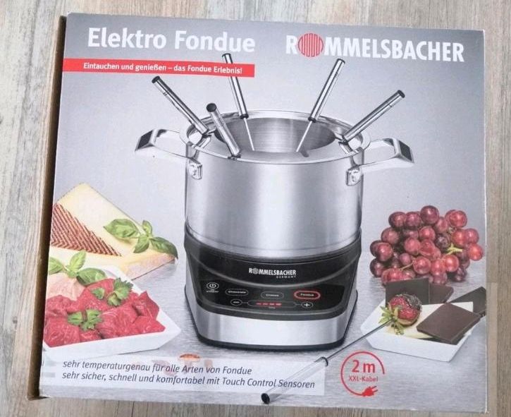 ROMMELSBACHER F 1200 Elektro Fondue Set