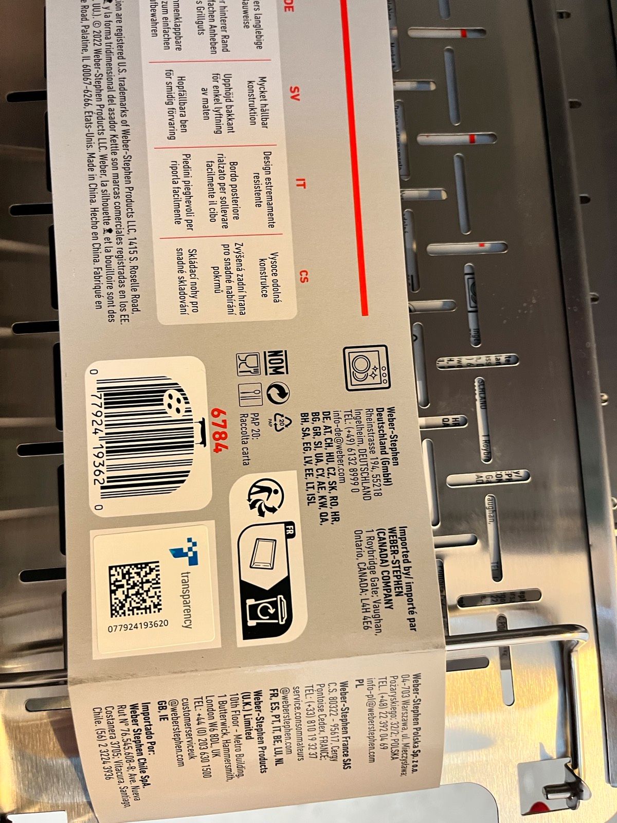 Weber 6784 Griddle Warming Rack Test