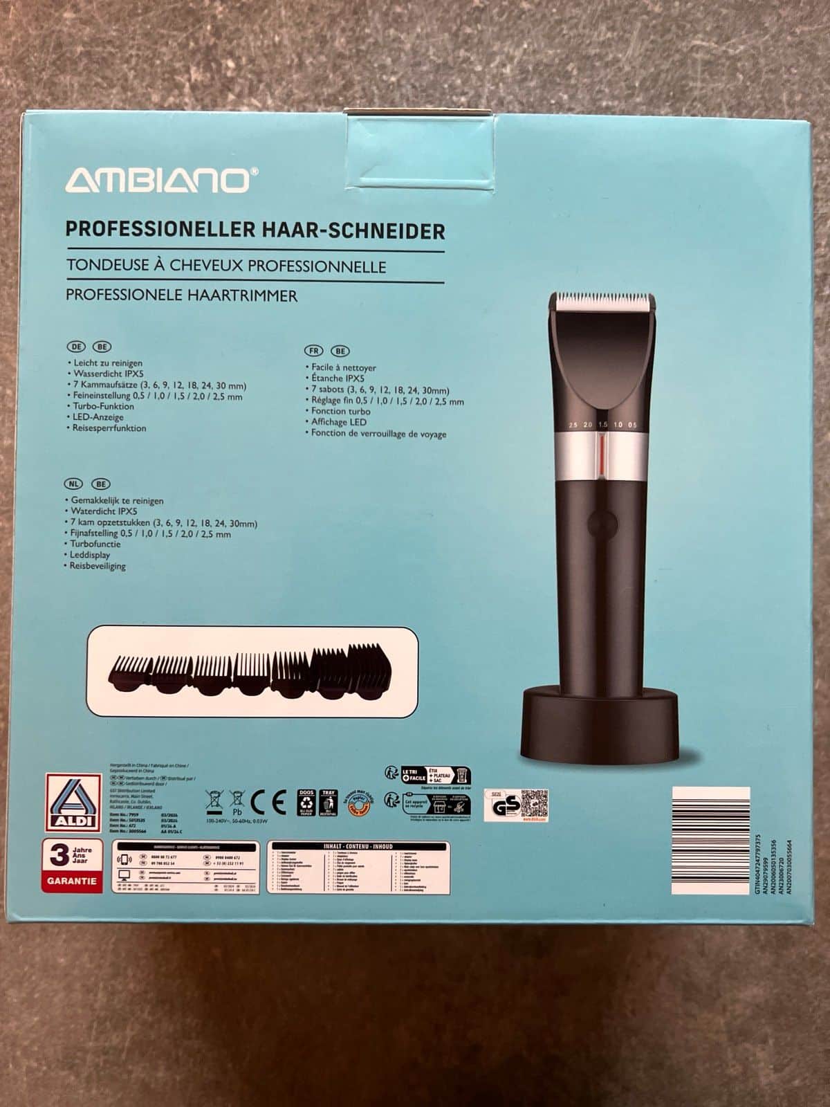 AMBIANO Haar- und Barttrimmer-Set FHT-1 Test