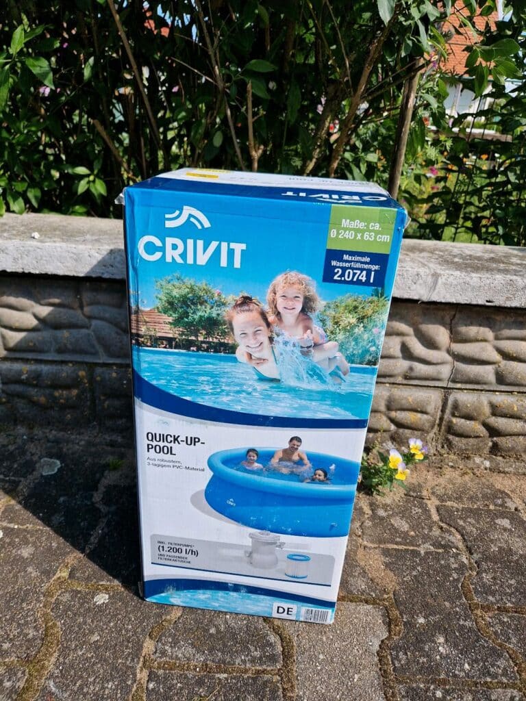 CRIVIT Quick-up-Pool Ø 240 x H 63 cm