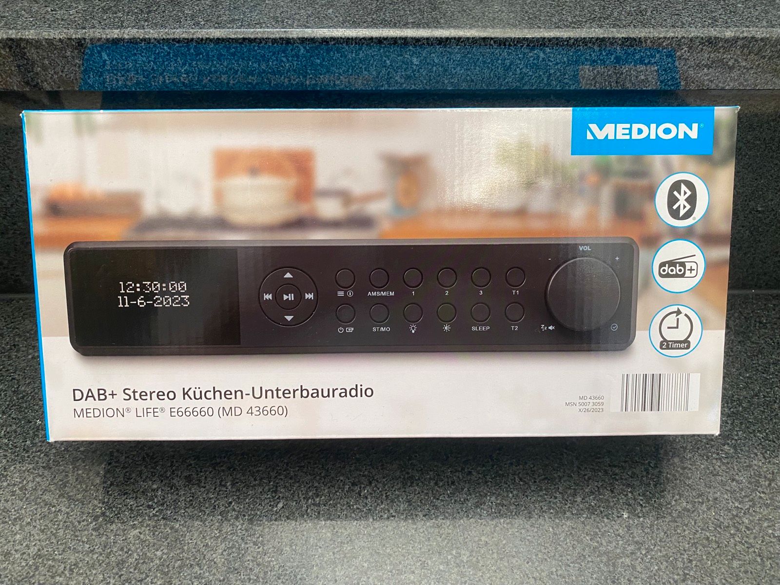 MEDION® LIFE® DAB-Küchenradio (MD43660)