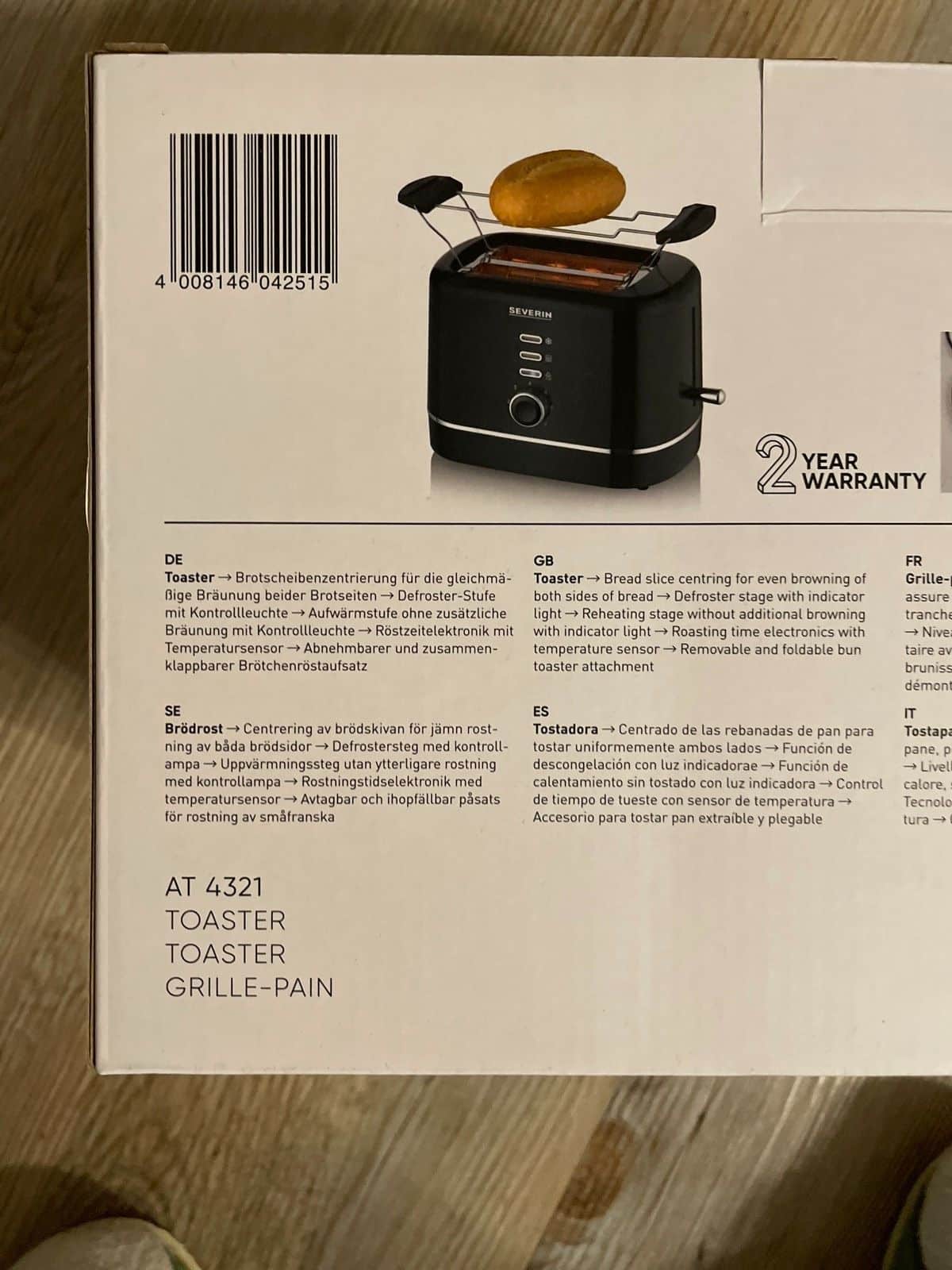 SEVERIN Toaster »AT 4321« Test