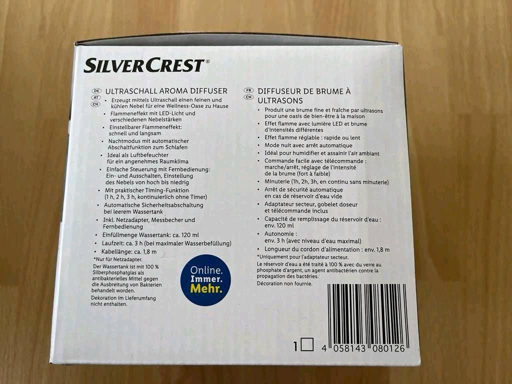 SILVERCREST® Ultraschall Aroma Diffuser Test