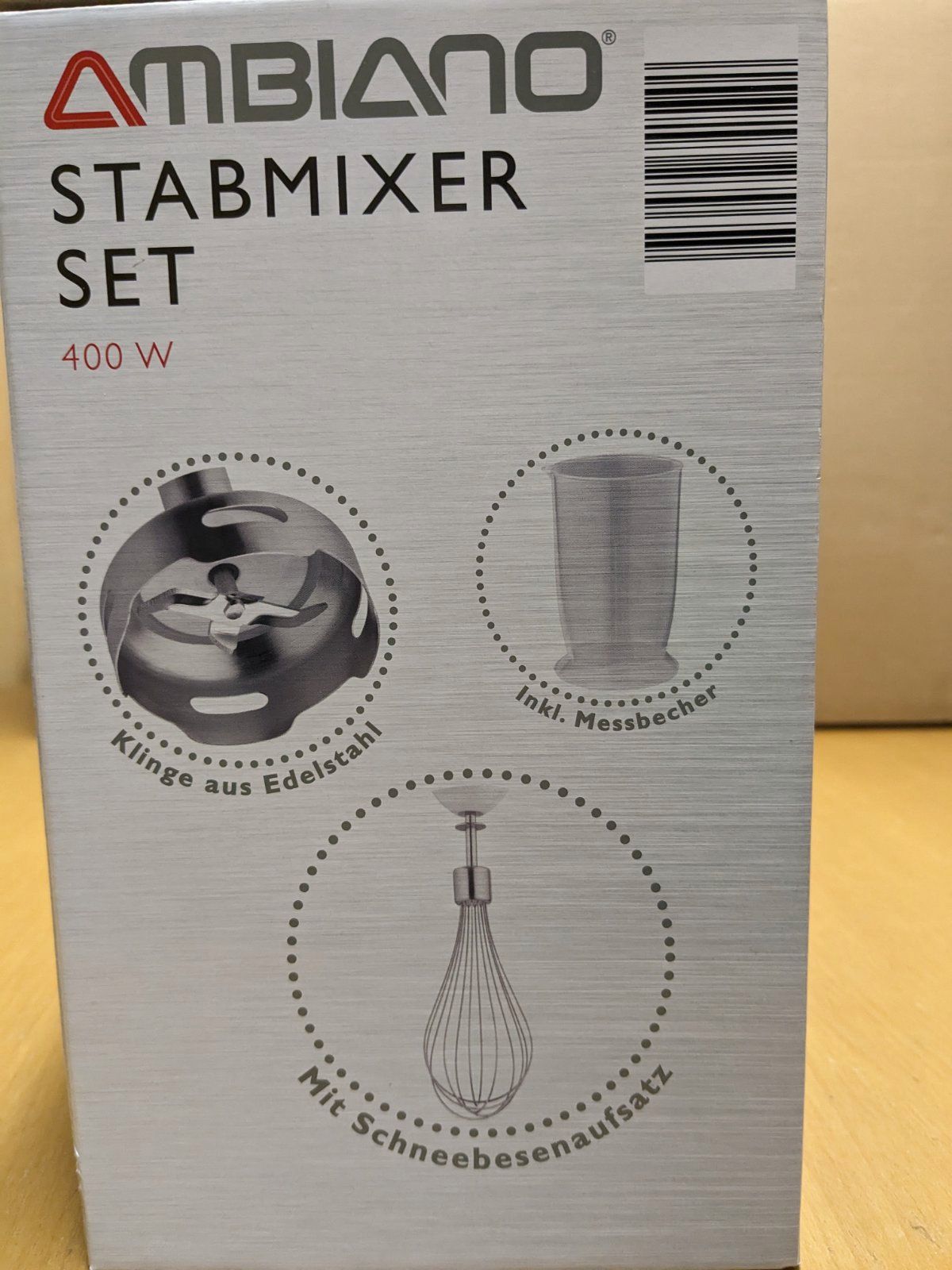 AMBIANO Stabmixer Test