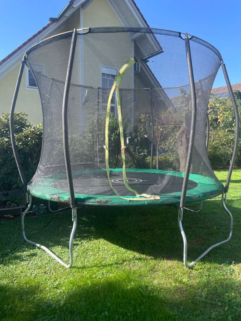 CRIVIT Gartentrampolin mit reißfestem Sicherheitsnetz Qualität