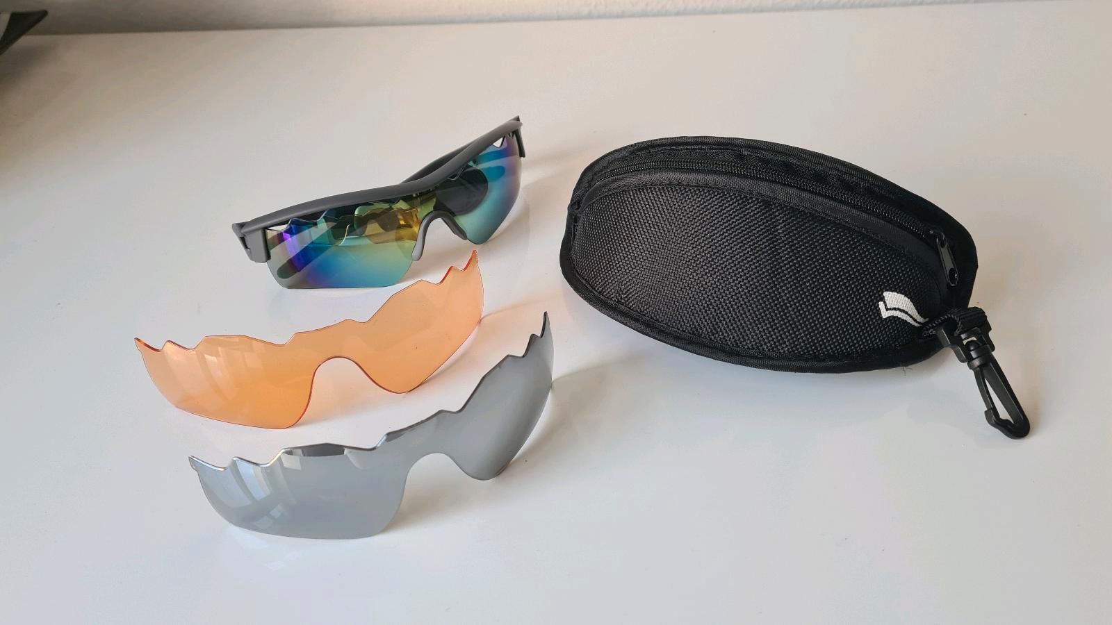 CRIVIT Sportbrille mit Wechselgläsern Qualität