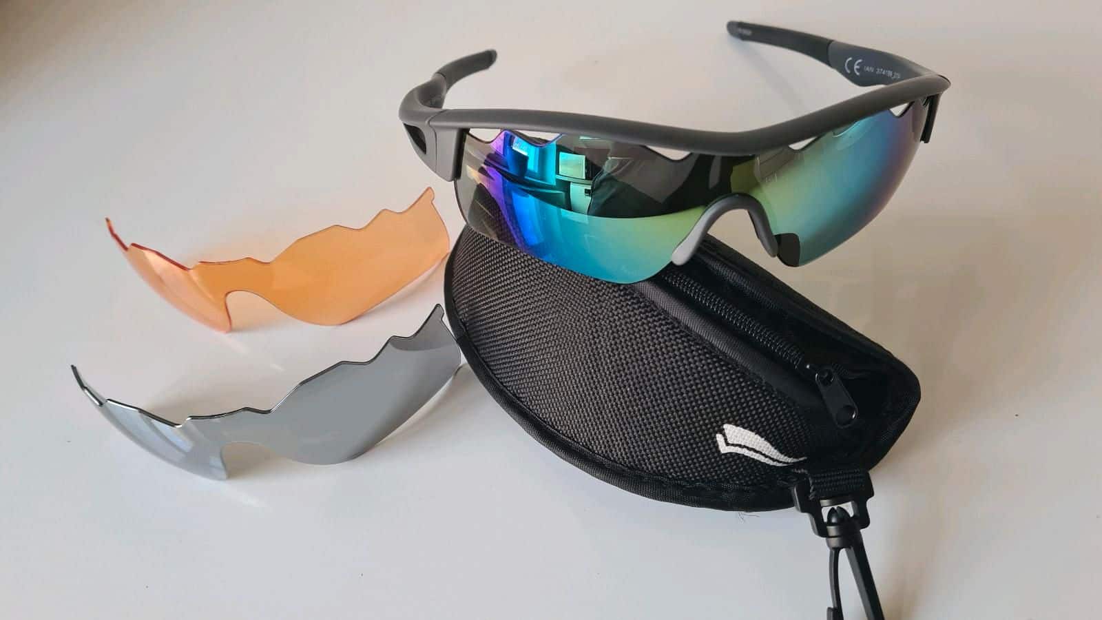 CRIVIT Sportbrille mit Wechselgläsern