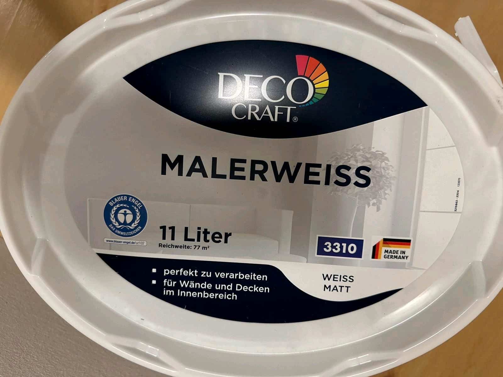 DECO CRAFT Malerweiß Test