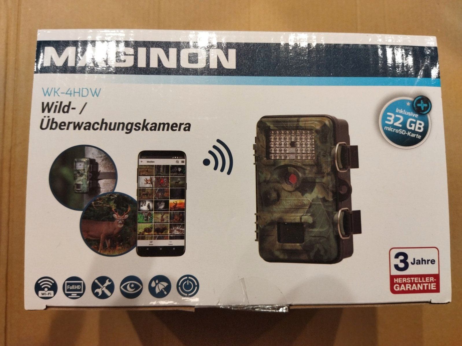 MAGINON Wildkamera WK-4 HDW mit Wi-Fi®