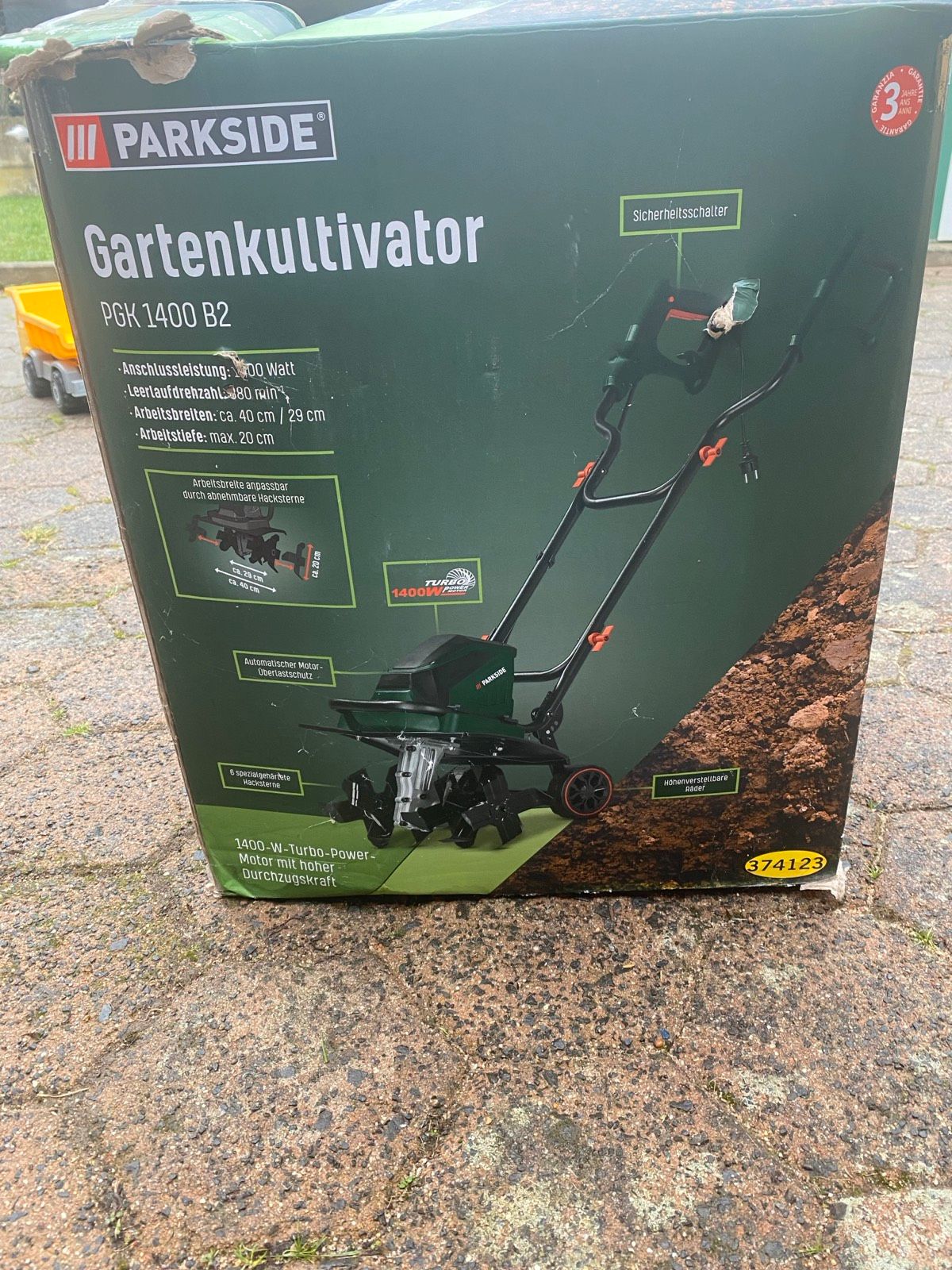 PARKSIDE® Benzin-Gartenkultivator »PBGK 1400 D4«