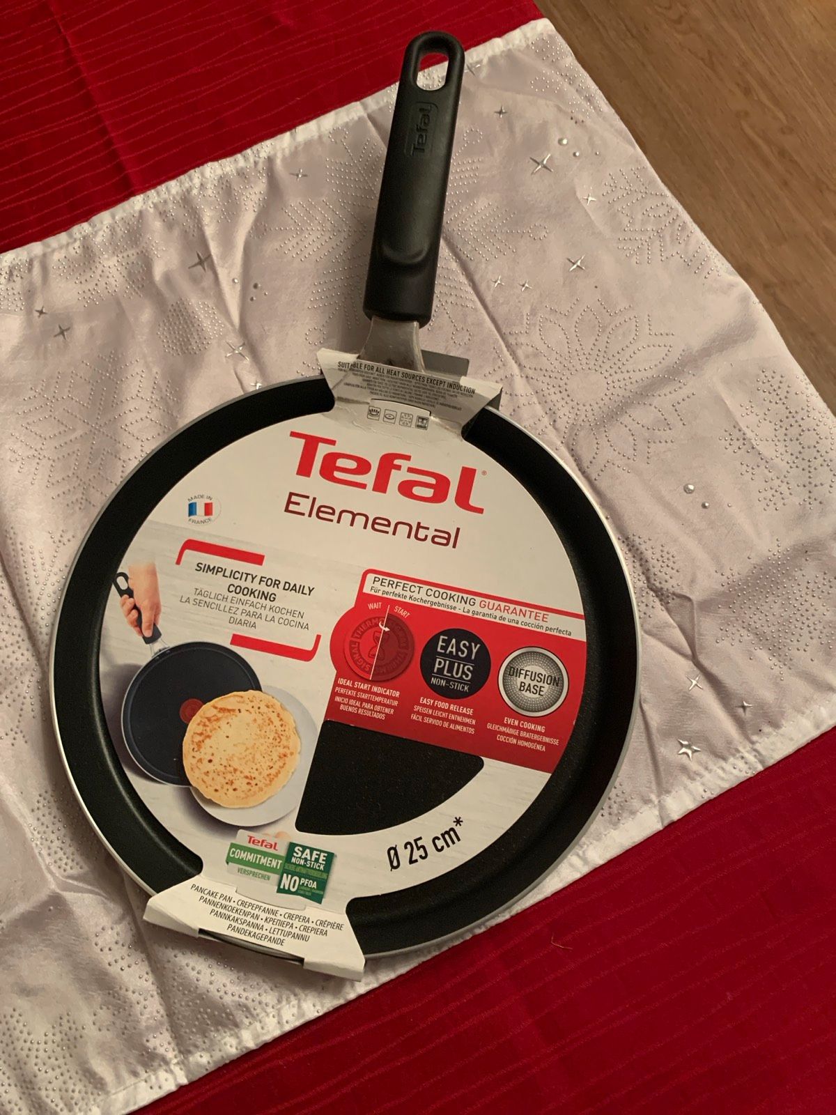 Tefal Aluminium Crêpepfanne »Elemental« Ø 25 cm