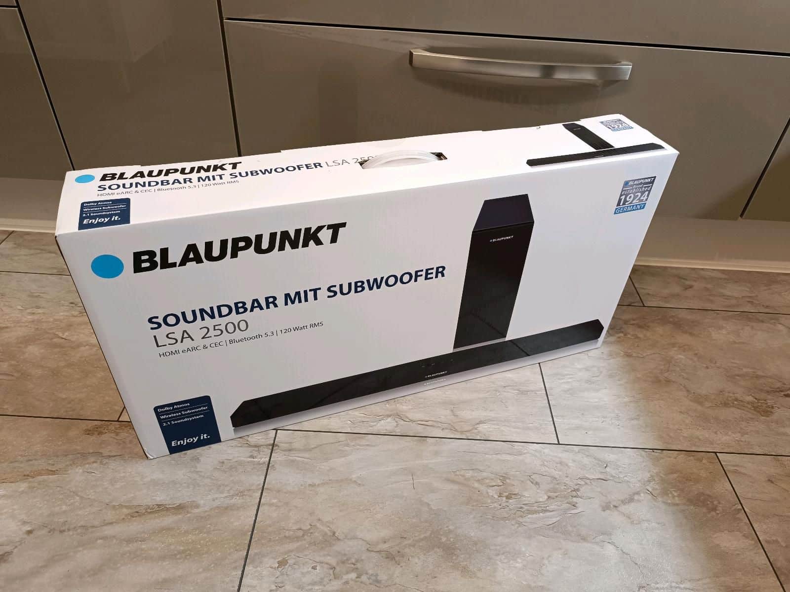 BLAUPUNKT Dolby Atmos Soundbar mit kabellosem Subwoofer