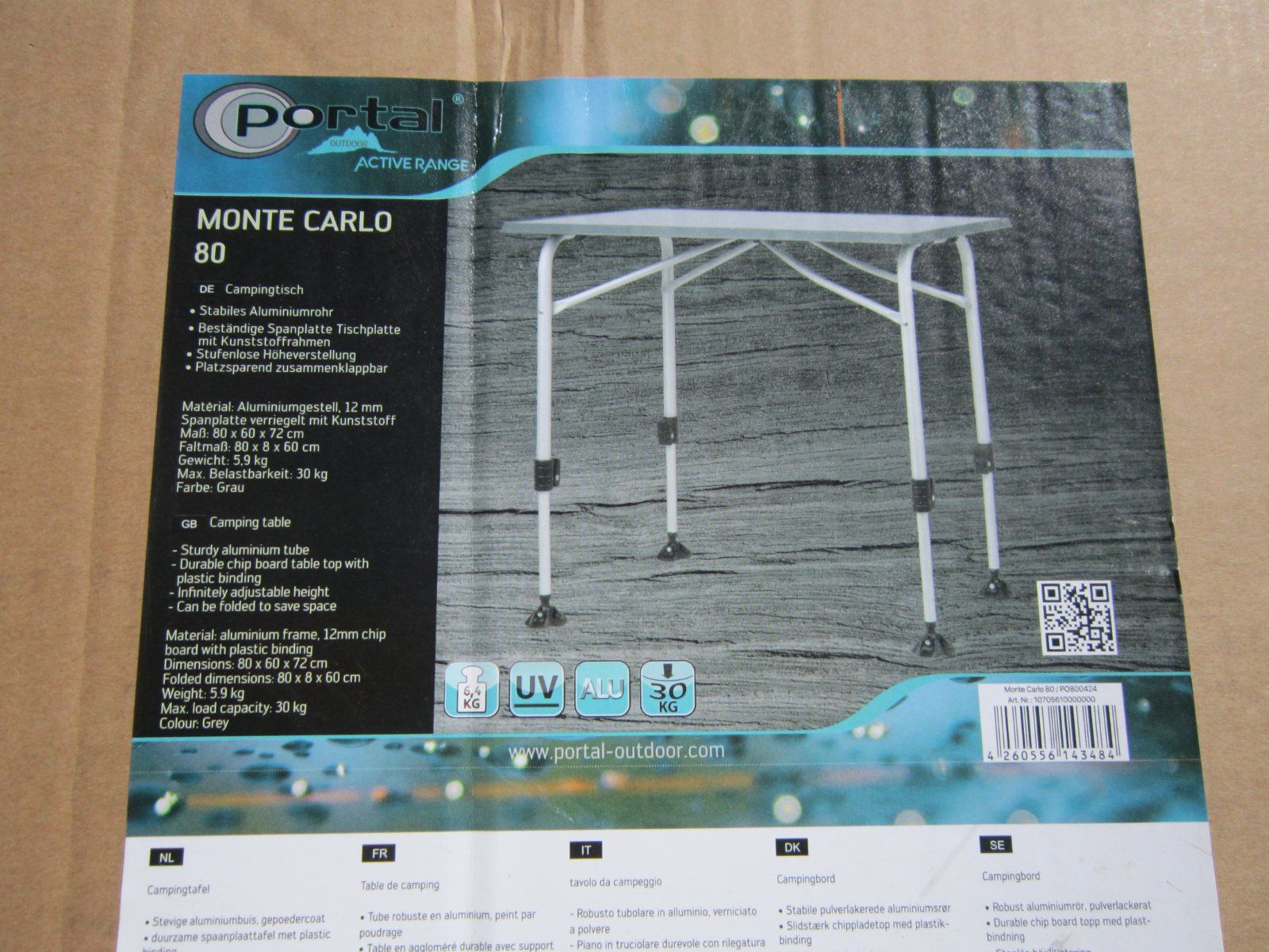 PORTAL OUTDOOR Camping-Tisch Monte Carlo