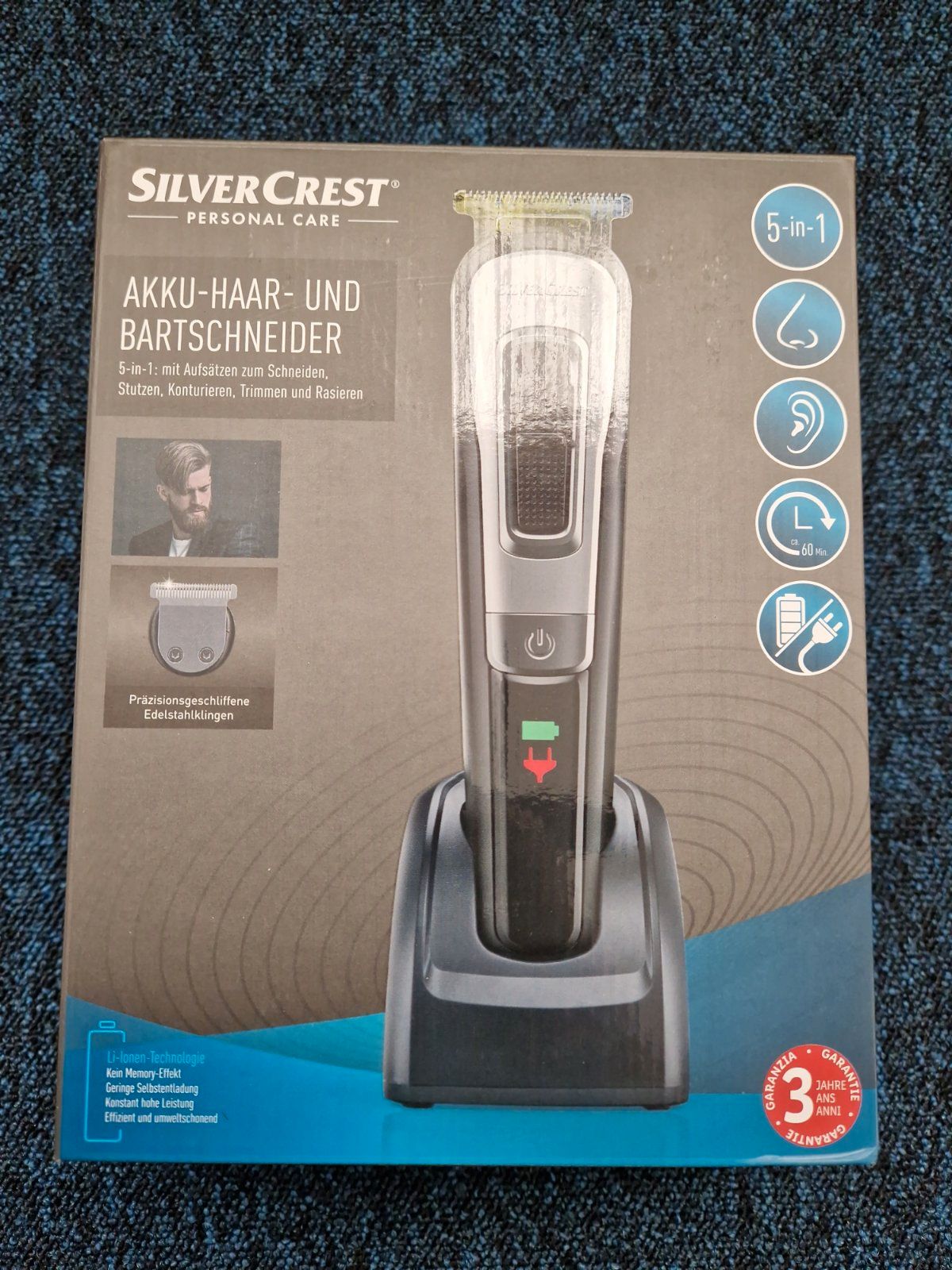 SILVERCREST® PERSONAL CARE Haar- und Bartschneider »SHBS 3.7 D5«