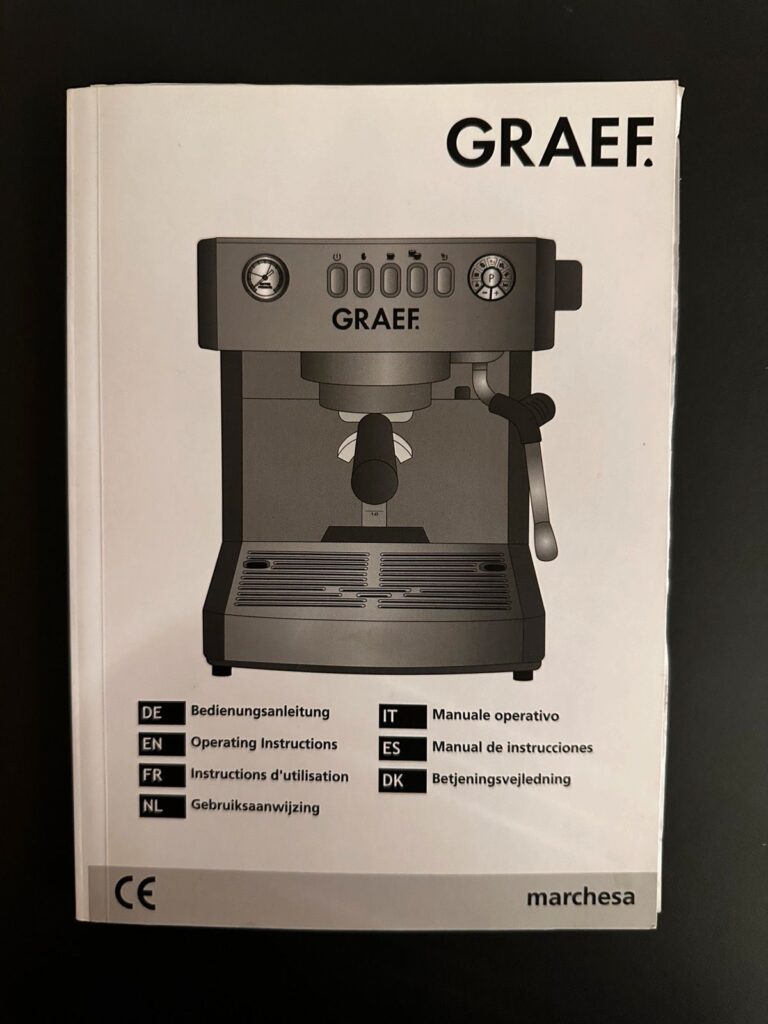 GRAEF Espressomaschine Marchesa »ES850EU« Qualität