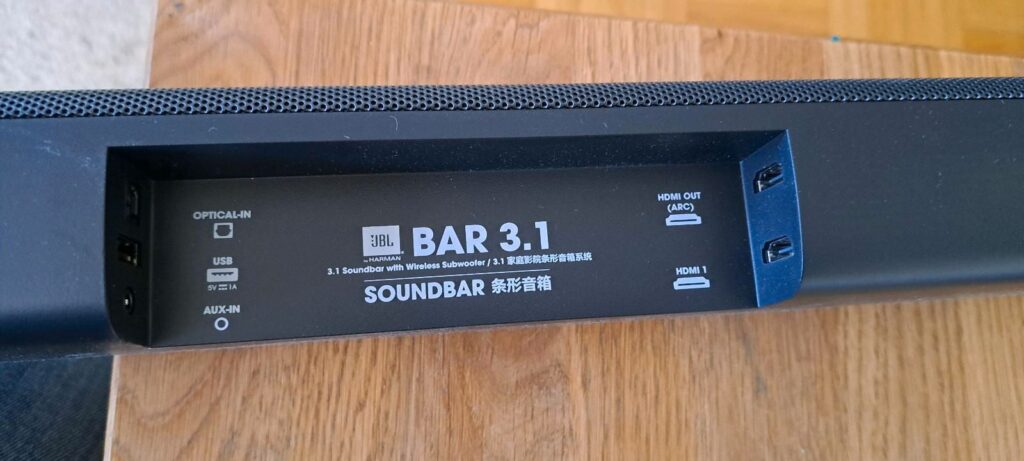 JBL 3.1 Kanal-Soundbar mit Subwoofer SB510 Test