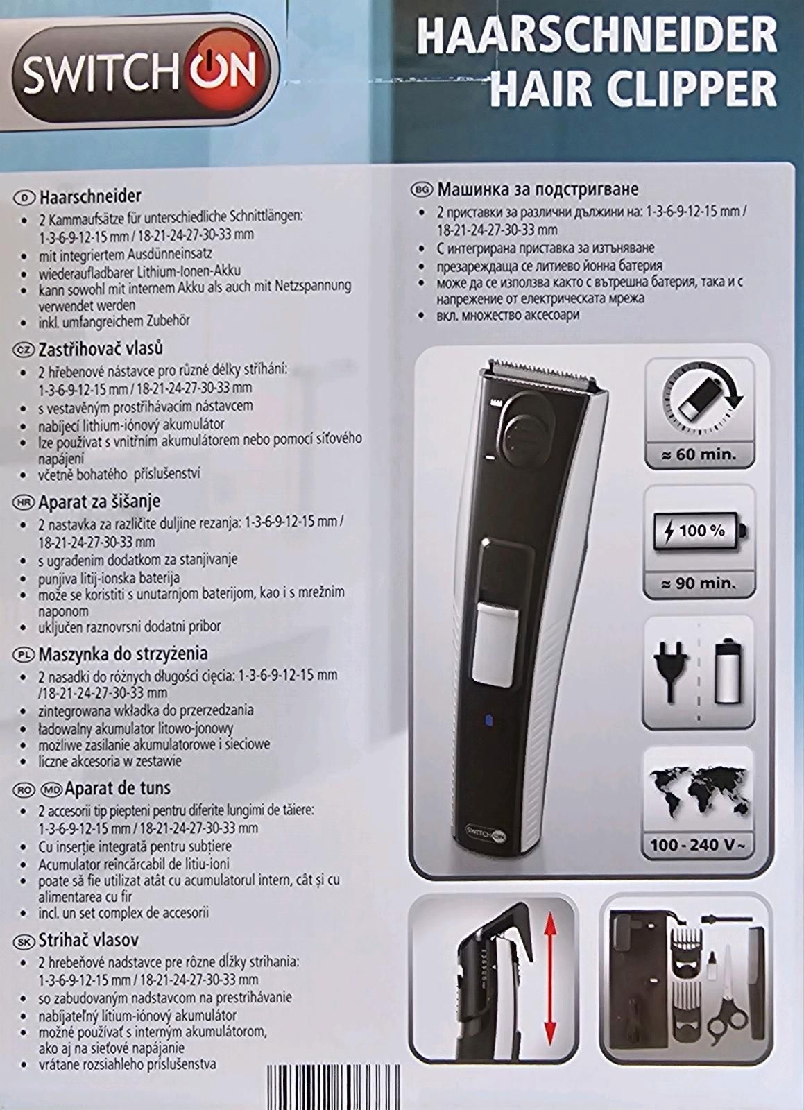 SWITCH ON® Beauty-Trimmer »SOPS 1.5 B2« Test