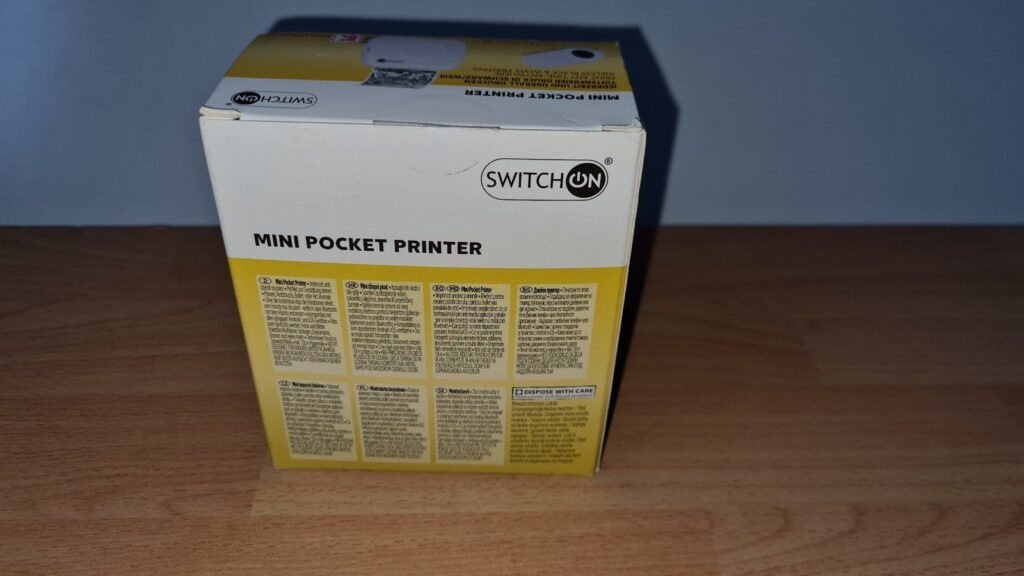 SWITCH ON® Mini Pocket Printer Test